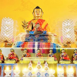 Medicine Buddha Shrine Light Offering