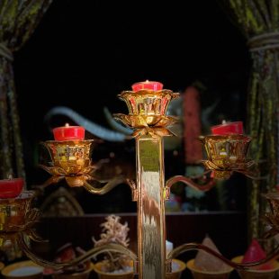 Ganapati Shrine Light Offering